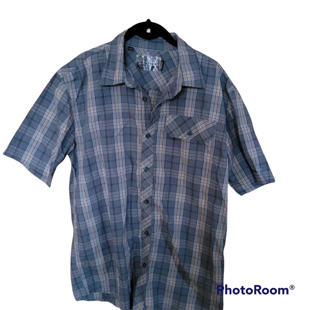 Mens REALTREE Plaid shirt sz MEDIUM